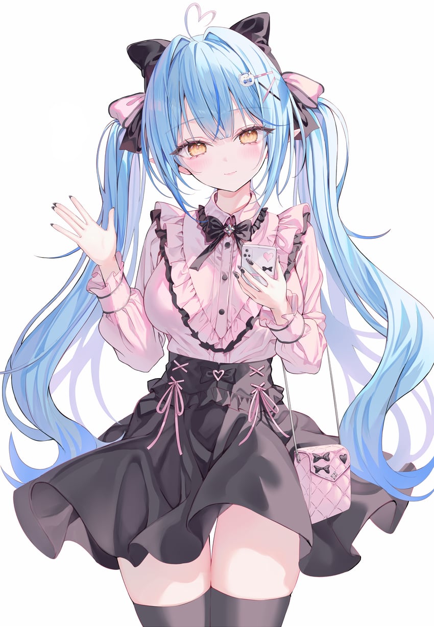 yukihana lamy (hololive and 1 more) drawn by rin_yuu