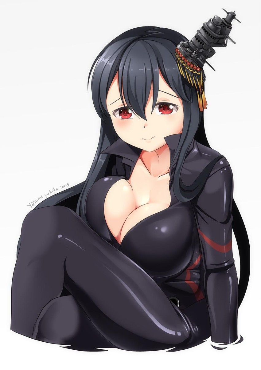 fusou and hippopotamus (kantai collection and 1 more) drawn by yasume_yukito