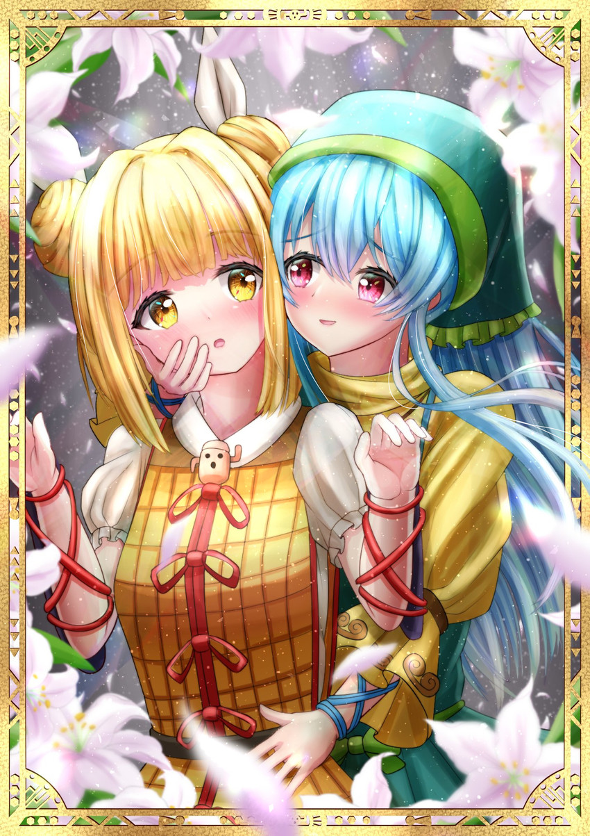haniyasushin keiki and joutouguu mayumi (touhou) drawn by yutakafugu_tetoro