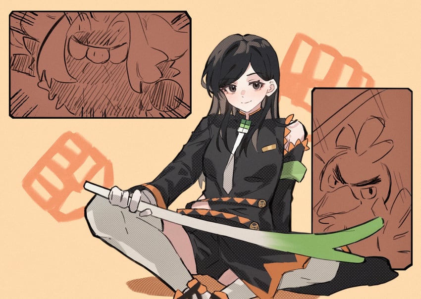 hatsune miku, sirfetch'd, fighting miku, eri, and annihilape (pokemon and 3 more) drawn by dafenpipixia