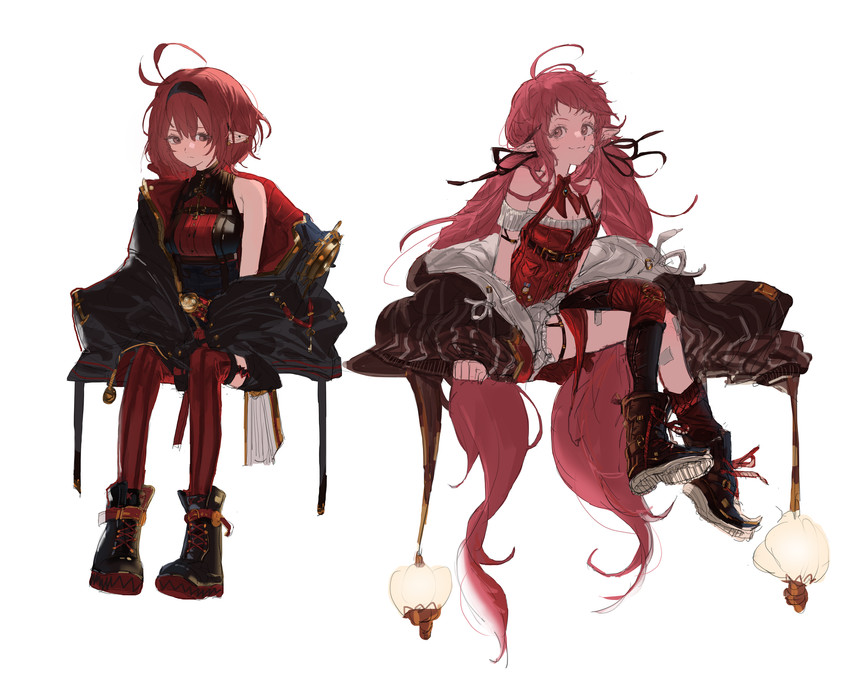 female mage, summoner, eclipse, witch, and geniewiz (dungeon and fighter) drawn by hw