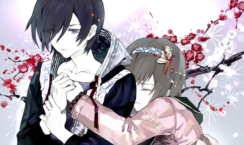 kirishima touka and fueguchi hinami (tokyo ghoul) drawn by nishihara_isao