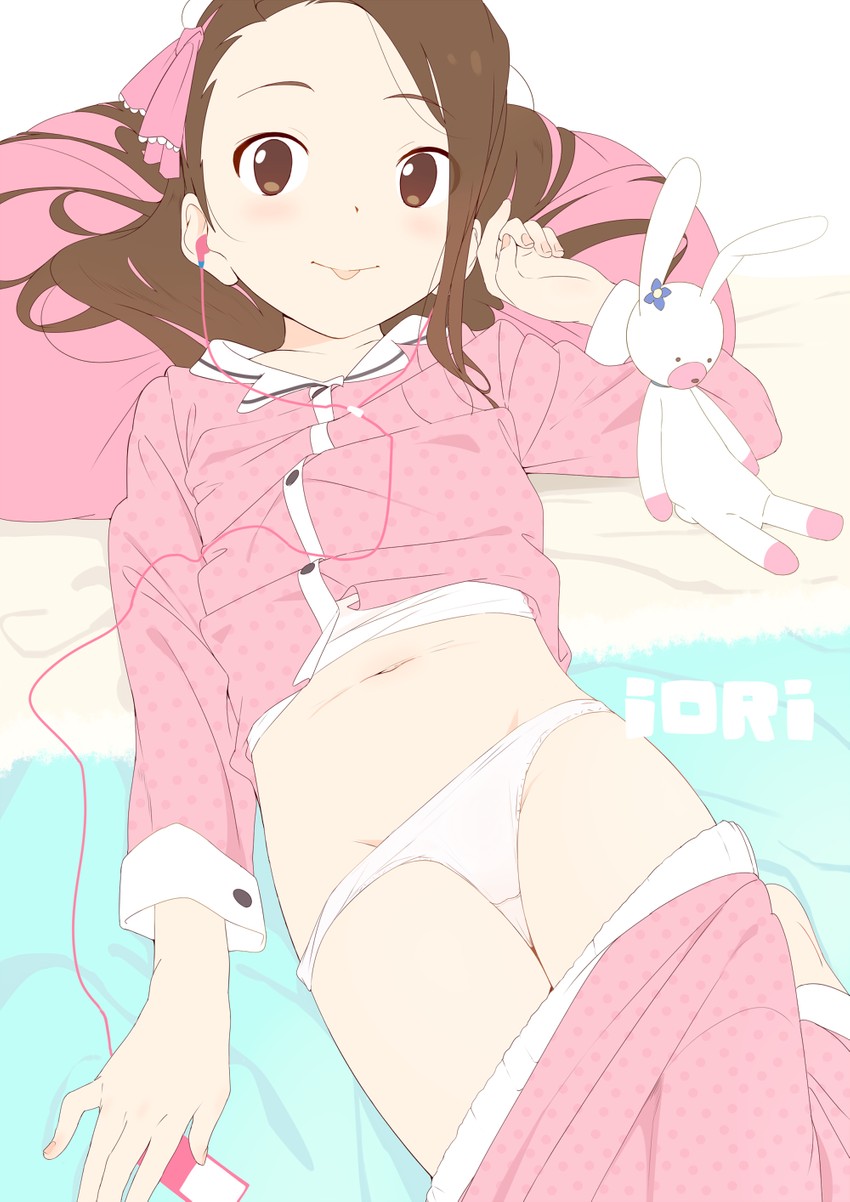minase iori and usa-chan (idolmaster) drawn by nazo_no_niku