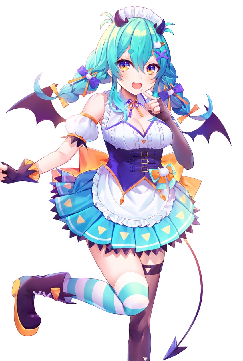 necora nyaru (indie virtual youtuber) drawn by abandon_ranka
