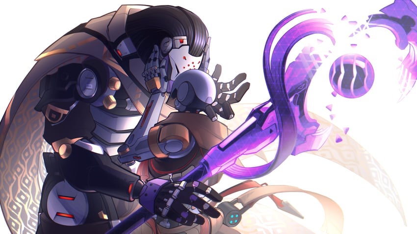 zenyatta and ramattra (overwatch and 1 more) drawn by nihilmachina