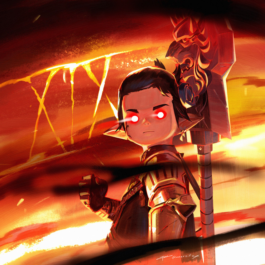 warrior of light and warrior (final fantasy and 1 more) drawn by colin_tan