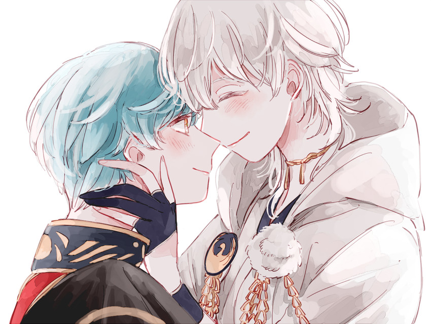 tsurumaru kuninaga and ichigo hitofuri (touken ranbu) drawn by shio_(yuzu69)
