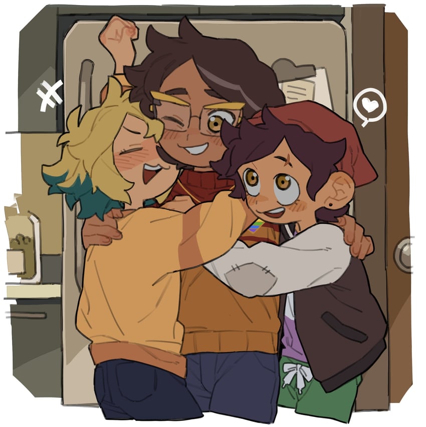 luz noceda, vee, and camila noceda (the owl house) drawn by dayama