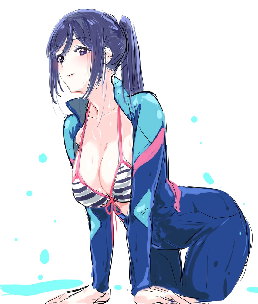 matsuura kanan (love live! and 1 more) drawn by mogi_yasunobu
