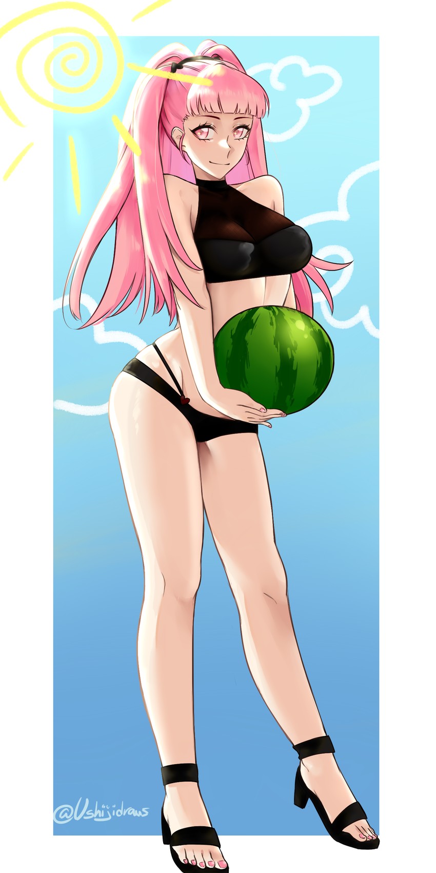 hilda valentine goneril (fire emblem and 1 more) drawn by ushijidraws