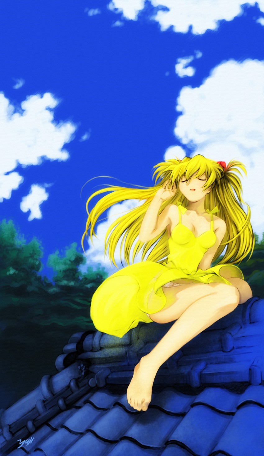 souryuu asuka langley (neon genesis evangelion) drawn by kobayashi_yuuji