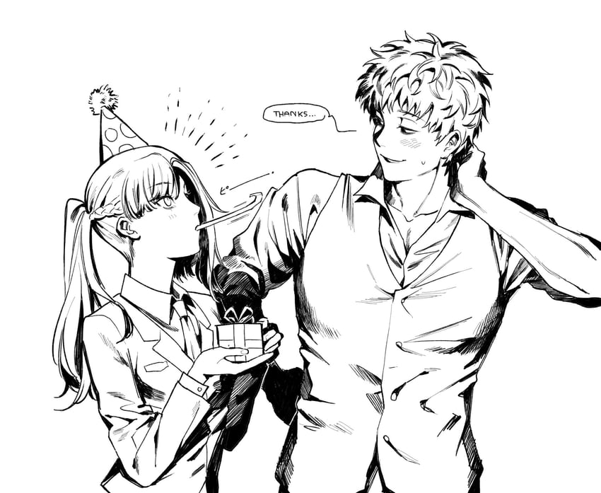 chidouin sara and shinogi keiji (kimi ga shine) drawn by coliqo