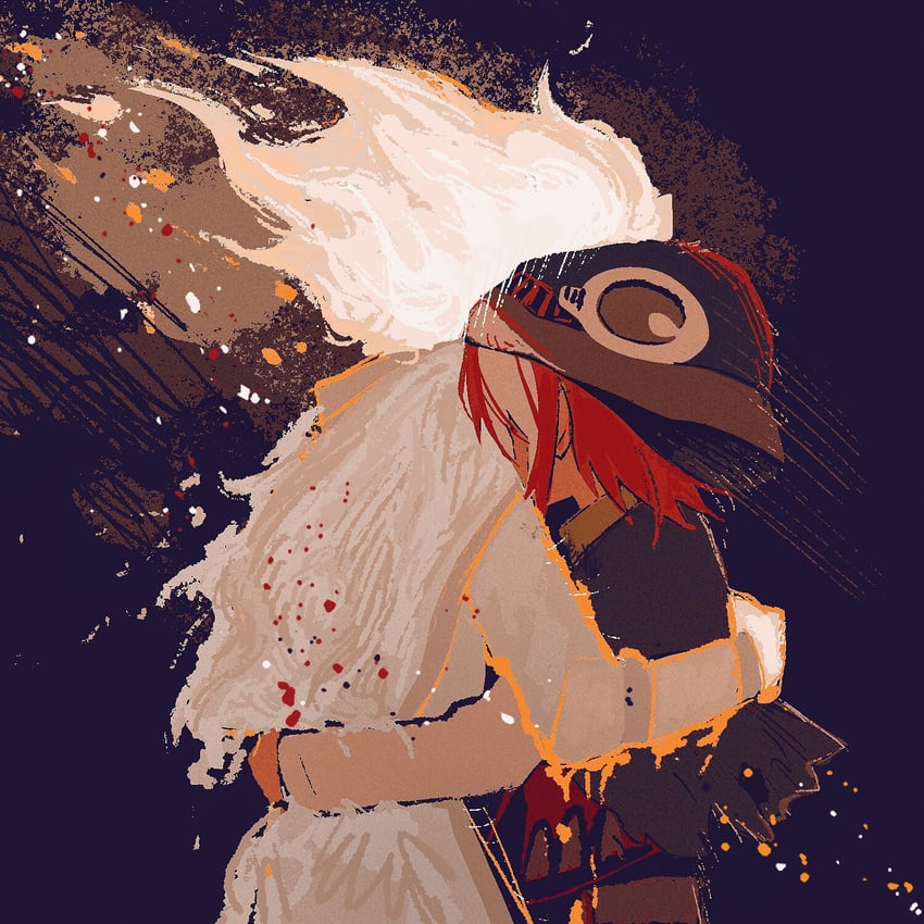vueko and belafu (made in abyss) drawn by goblet_42