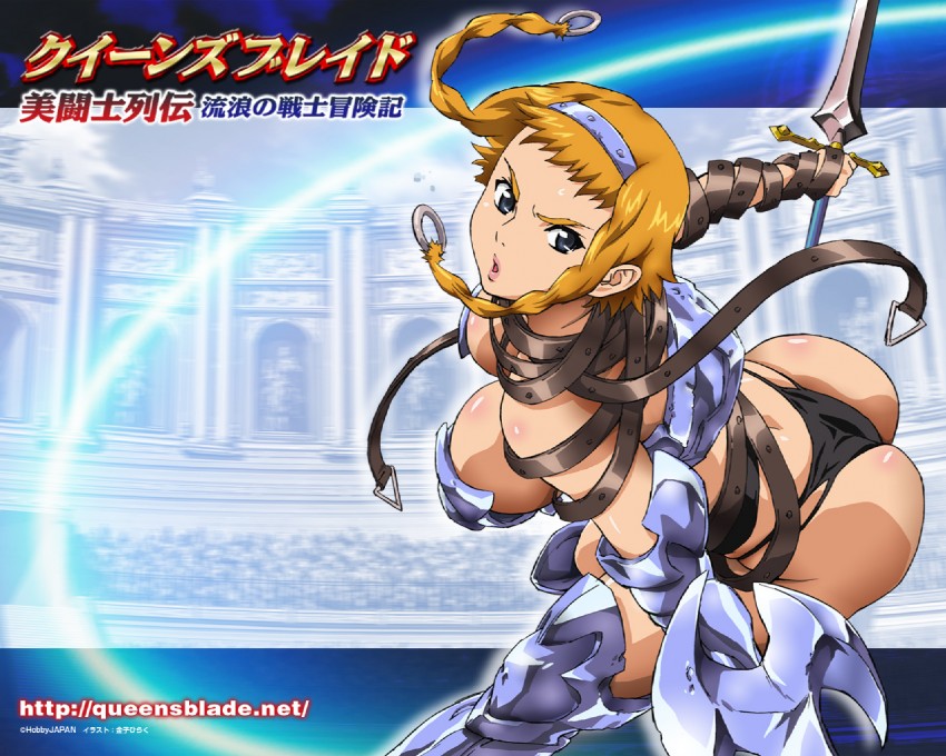 leina and exiled warrior leina (queen's blade) drawn by kaneko_hiraku