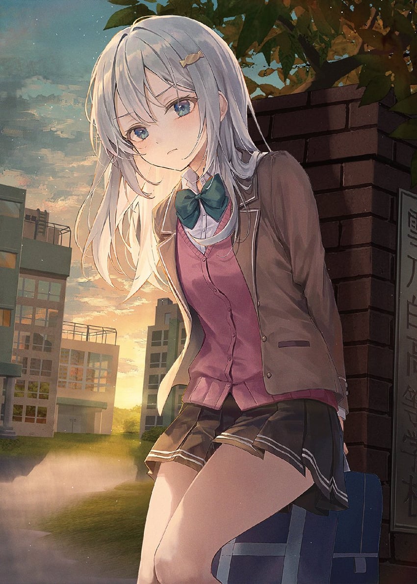 shimotsuki shiho (shimotsuki-san wa mob ga suki) drawn by roha