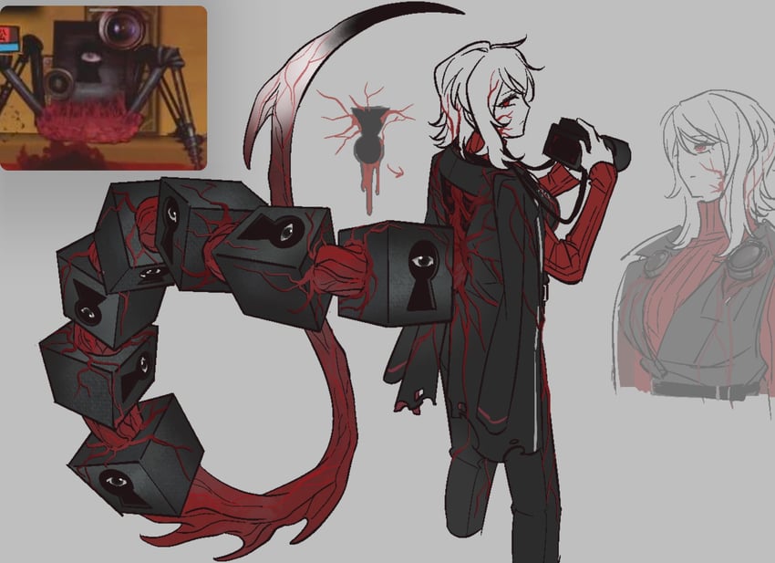faust and schadenfreude (project moon and 2 more) drawn by ohzv