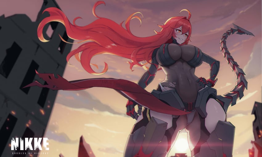 nihilister (goddess of victory: nikke) drawn by elias2art