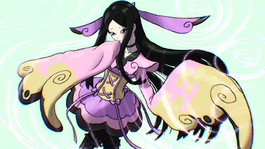 valerie (pokemon and 1 more) drawn by kaeru_boiler