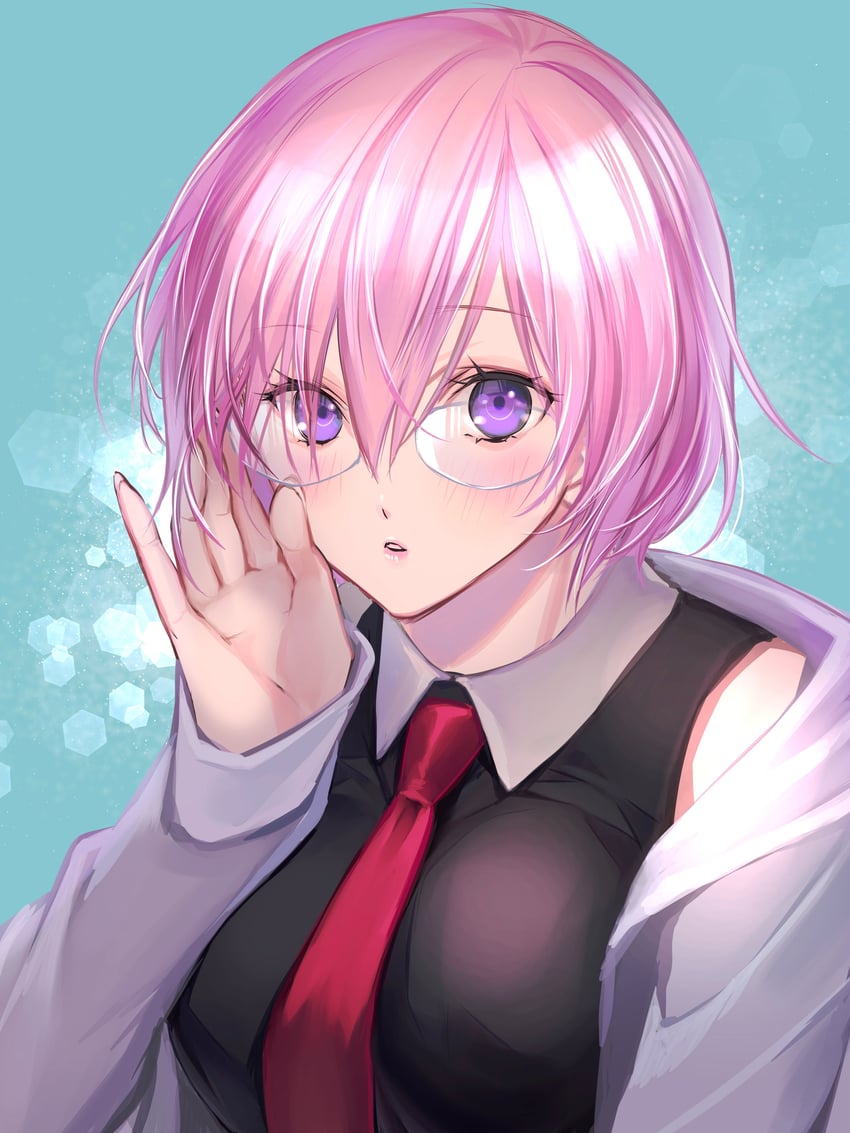 mash kyrielight (fate and 1 more) drawn by ri-ko
