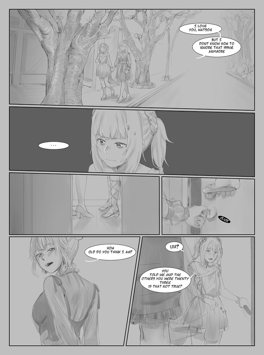gawr gura and watson amelia (hololive and 1 more) drawn by gygerbeen_rtl06