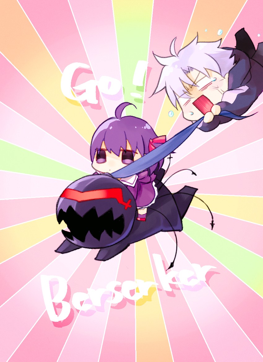 matou sakura, matou kariya, and berserker (fate and 2 more) drawn by nacchi