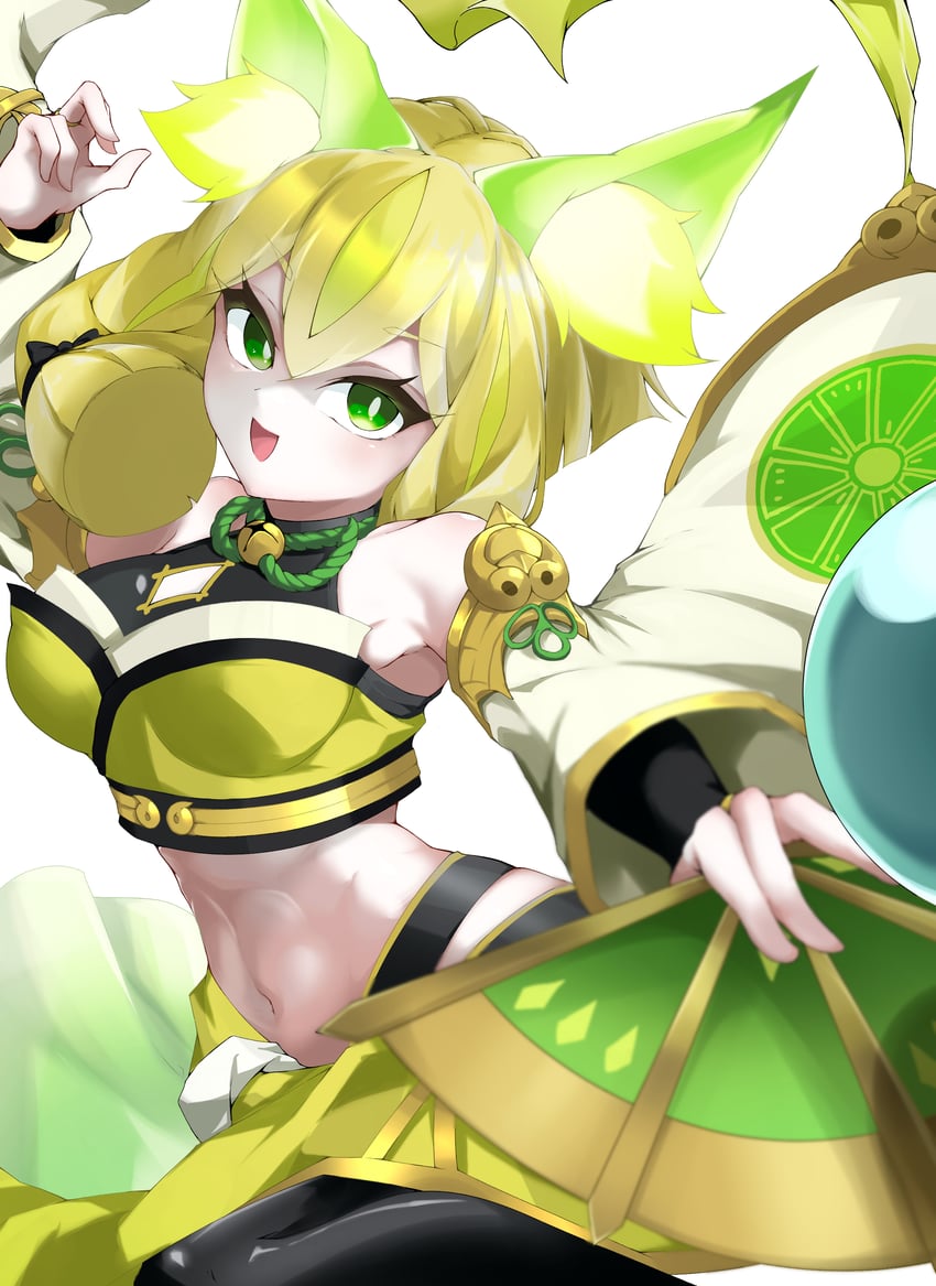 hu-li the jewel mikanko (yu-gi-oh!) drawn by eriya_(erizatta0045)