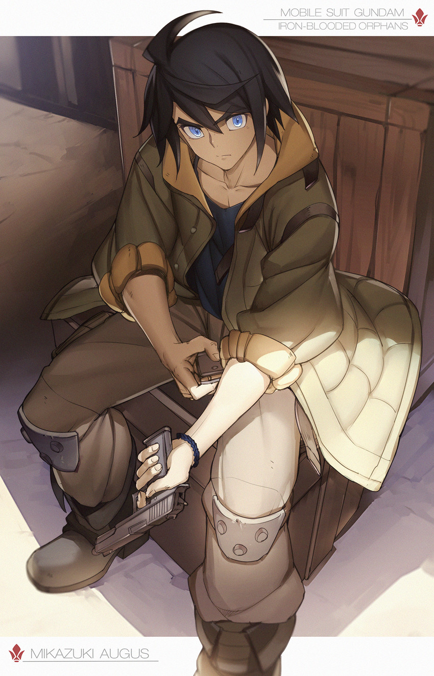mikazuki augus (gundam and 1 more) drawn by pen_(steelleets)