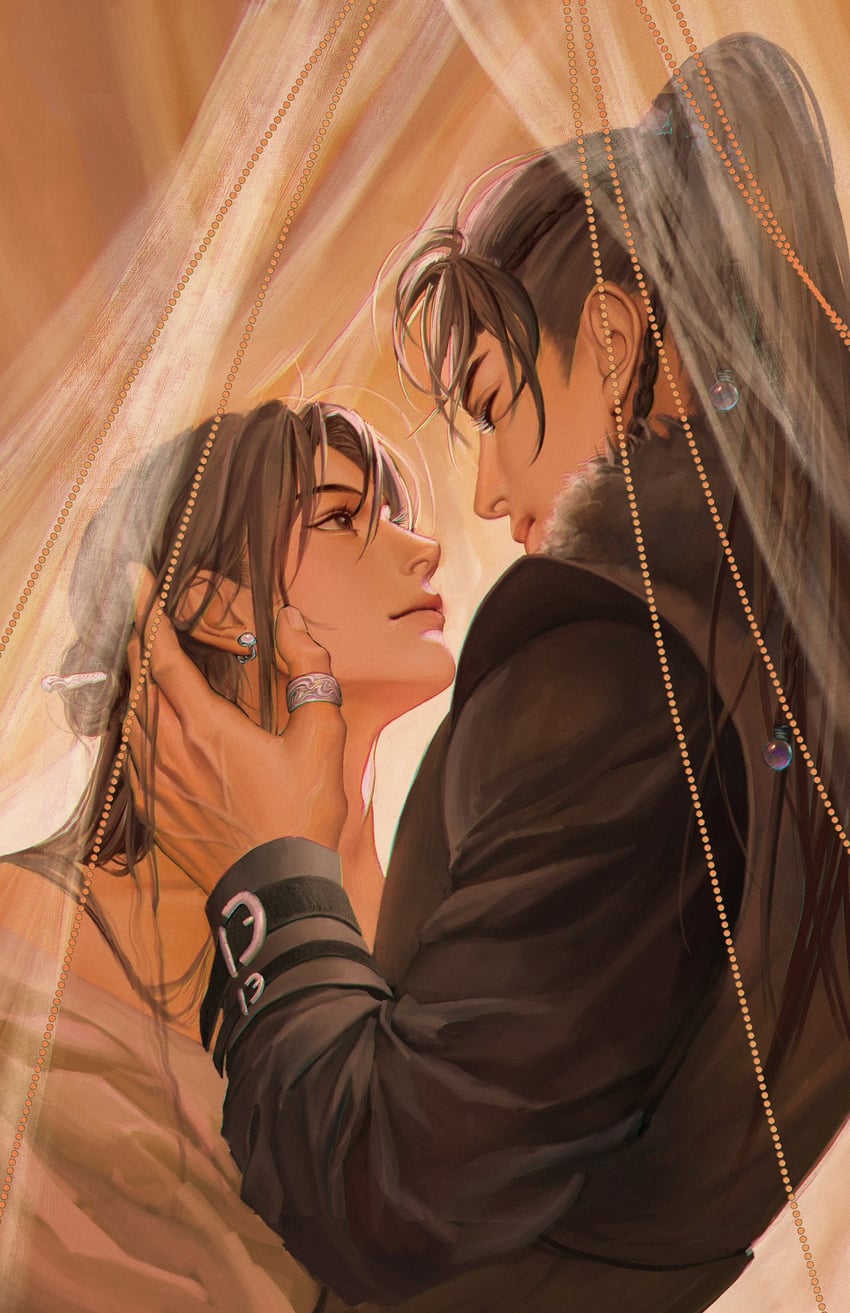 shen zechuan and xiao chiye (qiang jin jiu) drawn by yun_ting