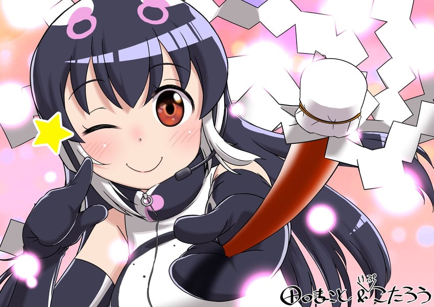 african penguin (kemono friends and 1 more) drawn by taguchi_makoto
