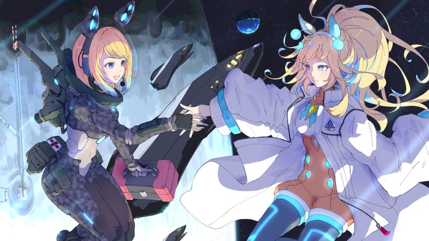 neo universe and zeta (umamusume and 1 more) drawn by stella_(stella)