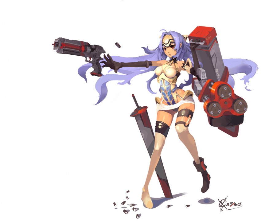 kos-mos (xenosaga and 1 more) drawn by mitu