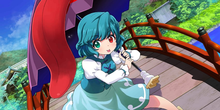 tatara kogasa (touhou and 1 more) drawn by akitsu_mikami