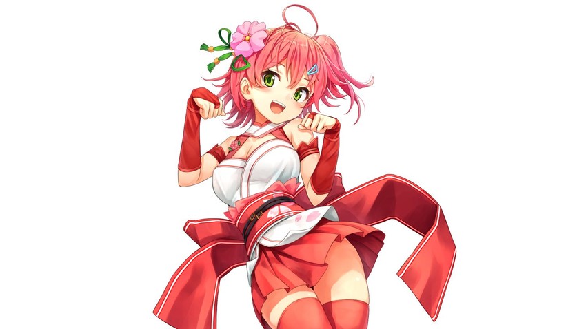 sakura miko (hololive and 1 more) drawn by morizo_cs