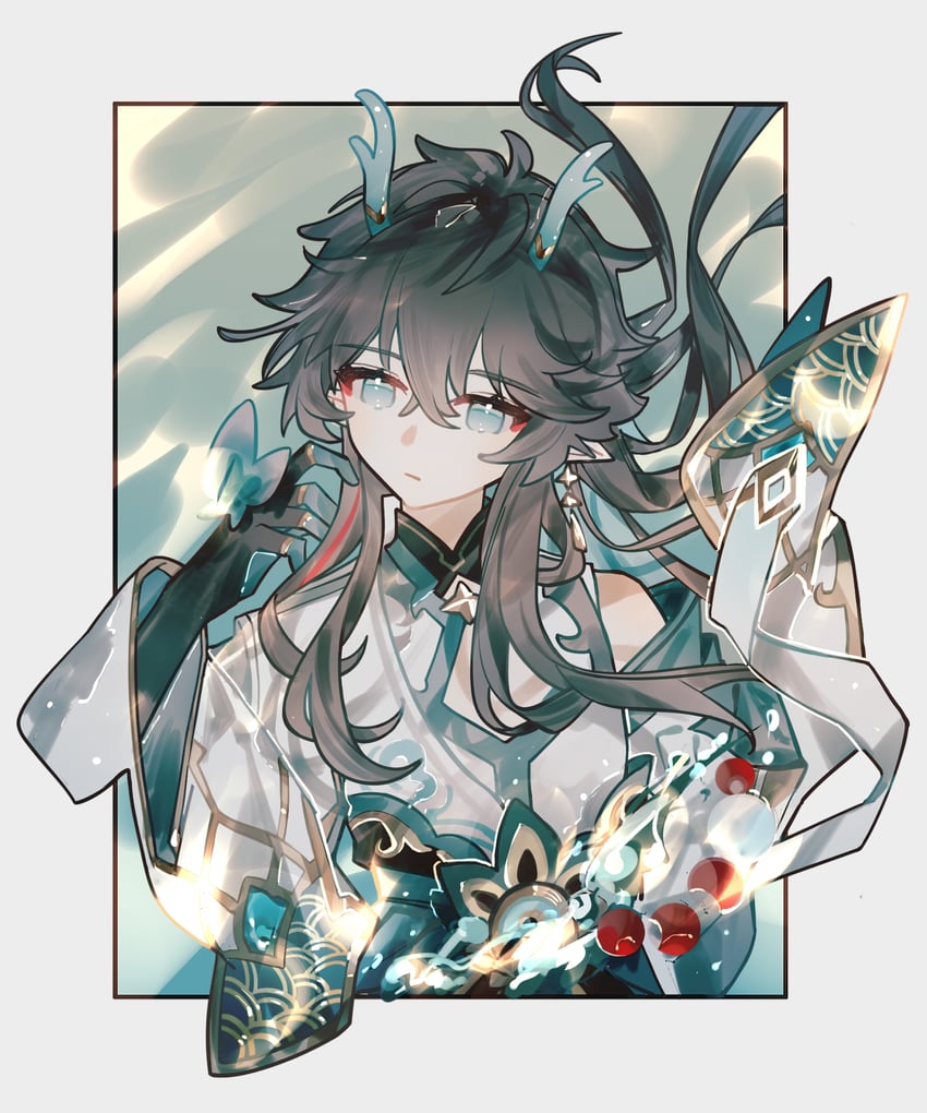 dan heng (honkai and 1 more) drawn by shuiyuan