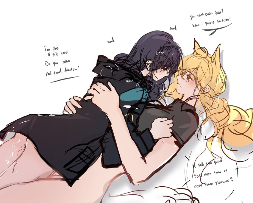 doctor, nearl, and female doctor (arknights) drawn by arya_melati
