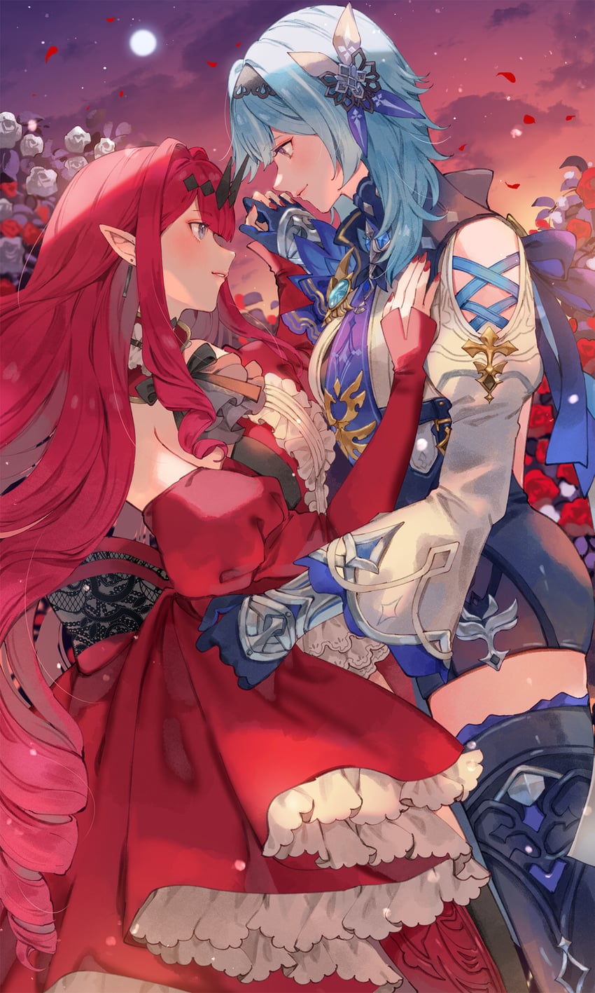 eula and baobhan sith (fate and 2 more) drawn by wawatiku