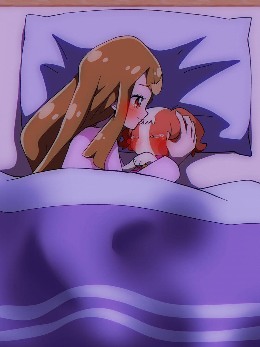 inukai komugi and inukai iroha (precure and 1 more) drawn by @est@