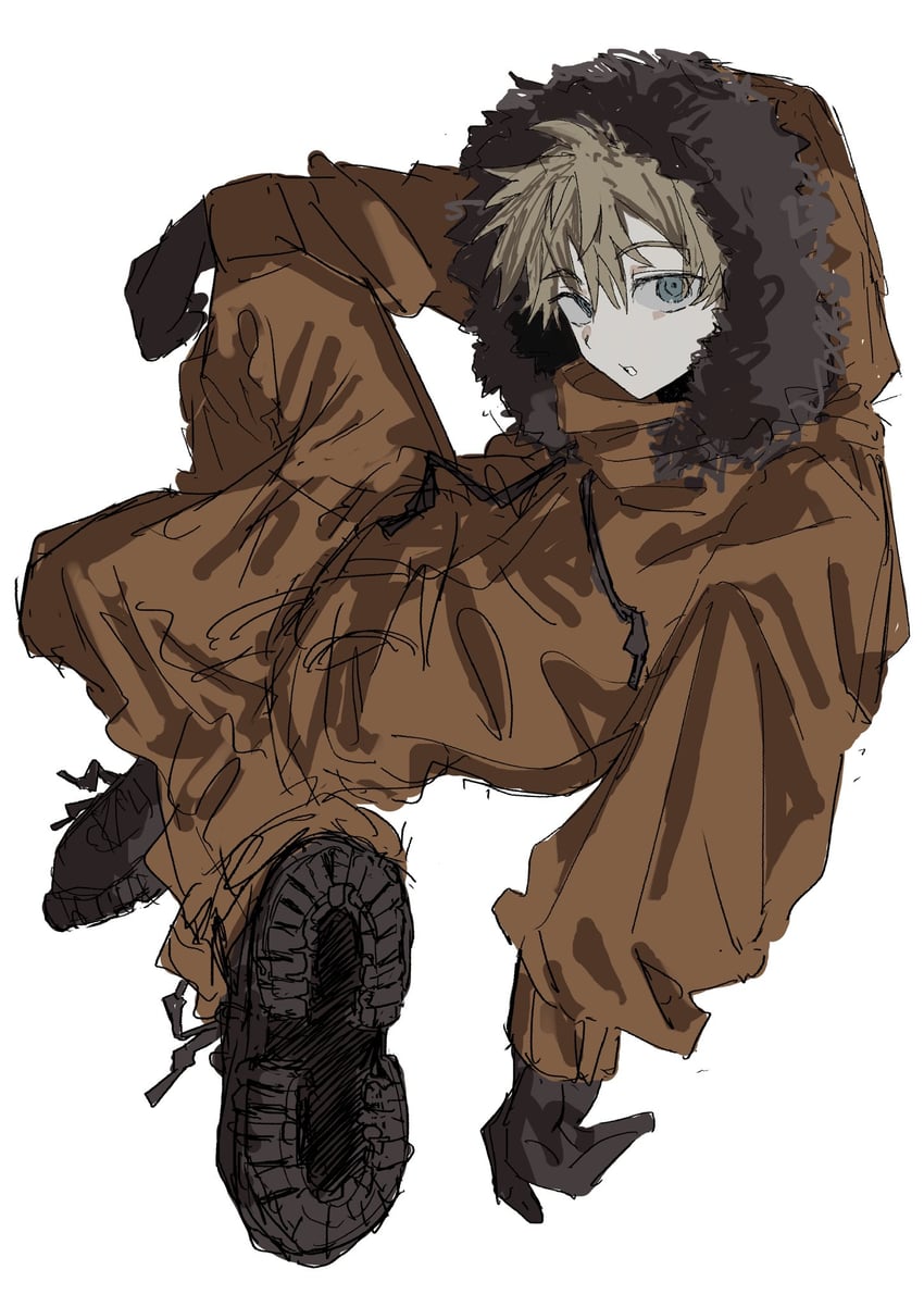 kenny mccormick (south park) drawn by wa_noko