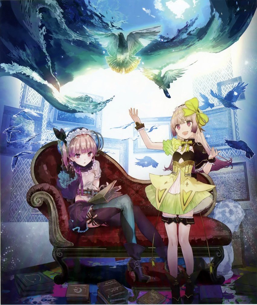 suelle malen and lydie malen (atelier and 1 more) drawn by noco_(adamas) and yuugen