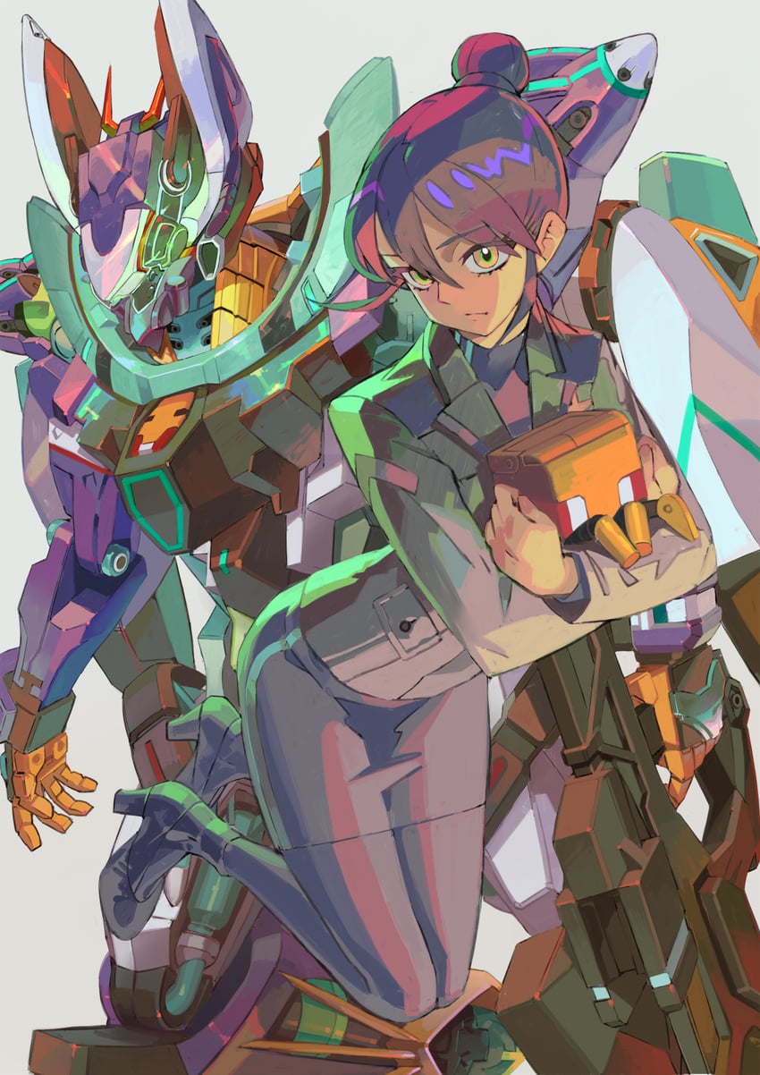 nyaan, conch, and gfred (gundam and 1 more) drawn by mhj0n1o3ce89476