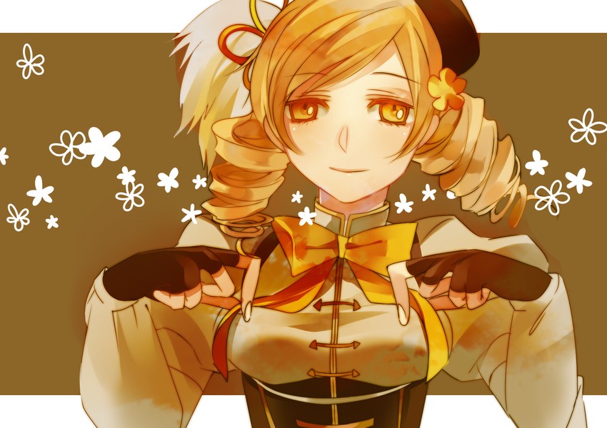 tomoe mami (mahou shoujo madoka magica) drawn by hoe_satsuki