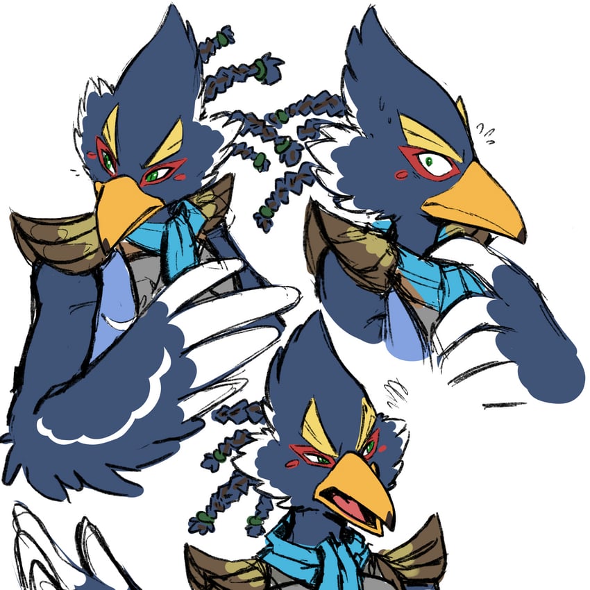 revali (the legend of zelda and 1 more) drawn by shanzehpoo