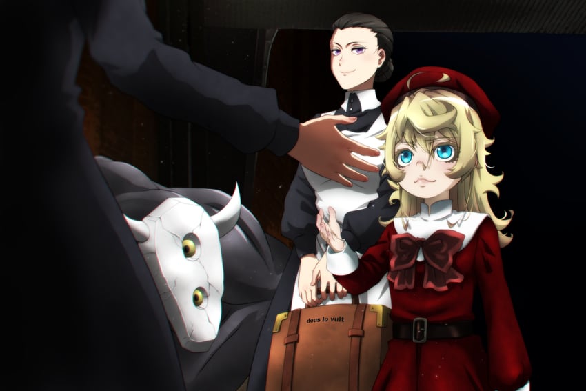 tanya degurechaff and isabella (youjo senki and 1 more) drawn by genya_(genya67)