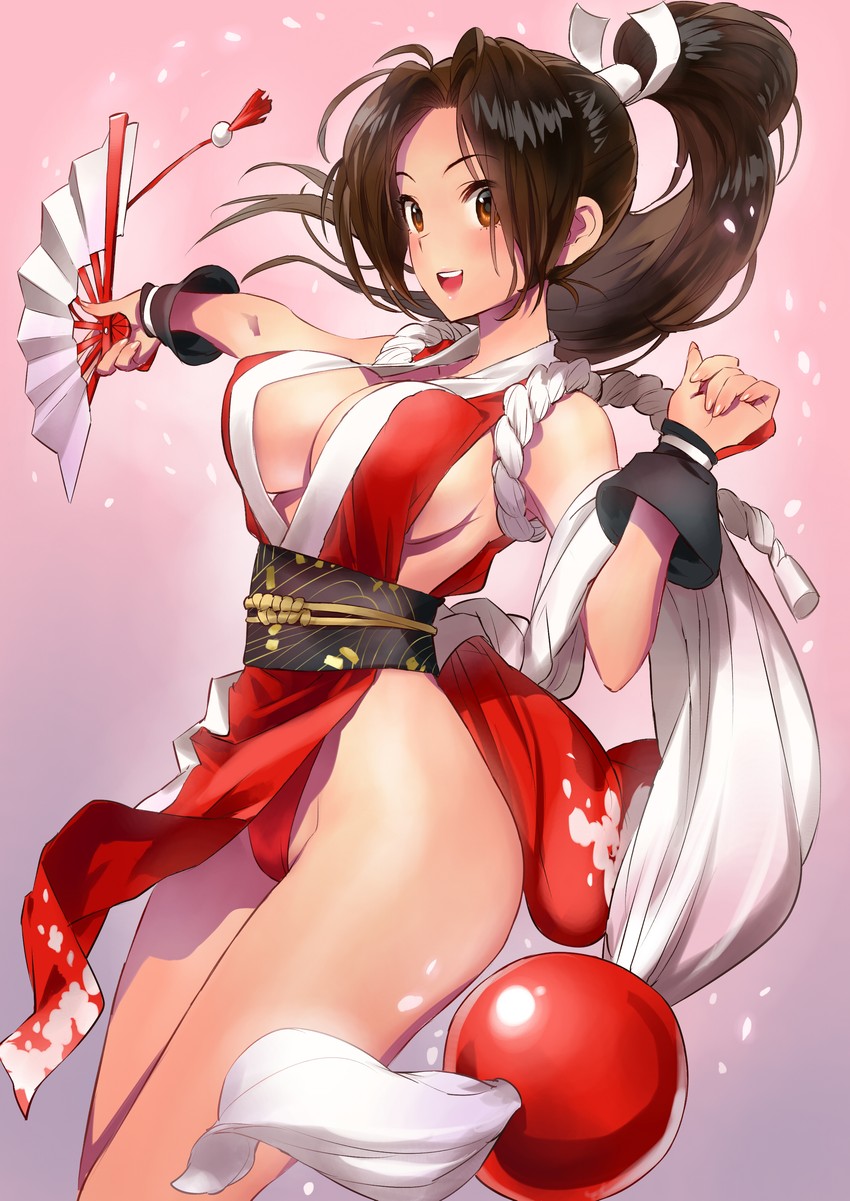 shiranui mai (the king of fighters and 1 more) drawn by matsuda_(matsukichi)