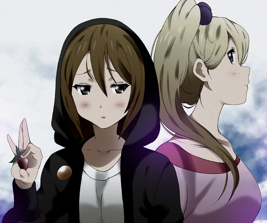 tainaka ritsu and kotobuki tsumugi (k-on!) drawn by yamasaki_wataru