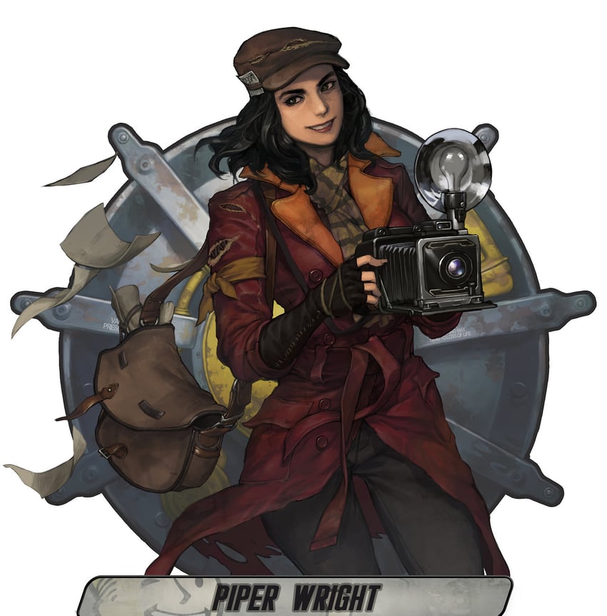 piper wright (fallout and 1 more) drawn by penett