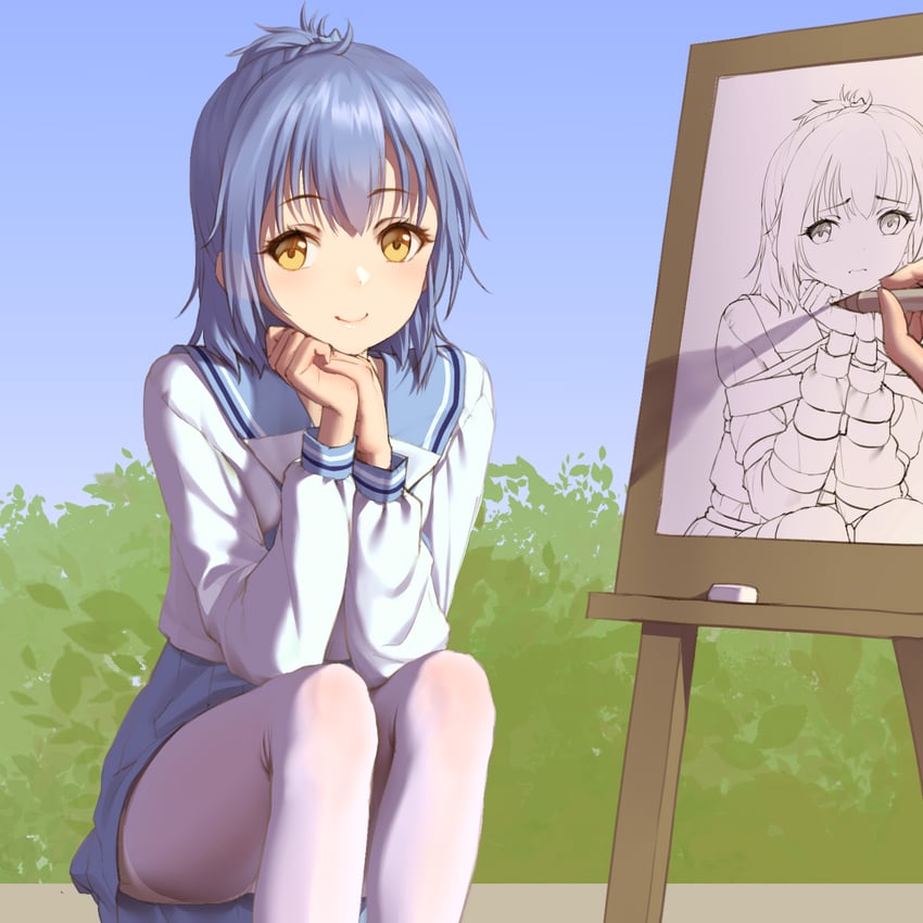 haori haruki (original and 1 more) drawn by haneru