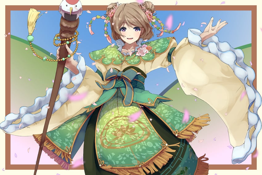 koizumi hanayo (love live! and 2 more) drawn by ajapar