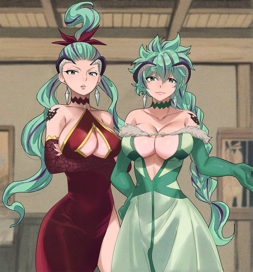 luso signario and ennie signario (fairy tail) drawn by gaston18