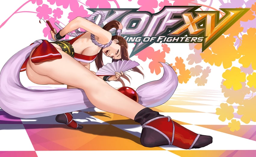 shiranui mai (the king of fighters and 1 more) drawn by jackboo